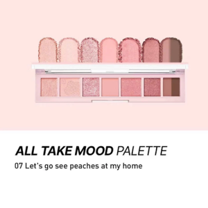 Màu Mắt Peripera 7 Ô All Take Mood  Palette, bảng màu đa dạng, Chất phấn mềm như bơ, màu lên chuẩn đậm