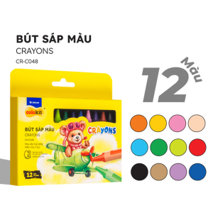 Bút Sáp Màu Thiên Long Cr-c048 12 Màu