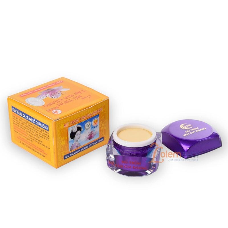 Kem Mủ Trôm Tân Gia Khang 6g Trắng Da Se Khít Lỗ Chân Lông