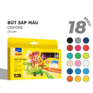 Bút Sáp Màu Thiên Long Cr-c048 12 Màu