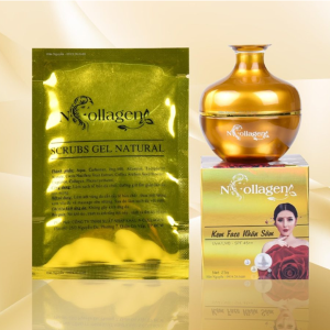 Kem Face Nhân Sâm N-collagen 25g Kèm Tẩy Tế Bào, Giúp da trắng sáng, giảm nám, tàn nhan