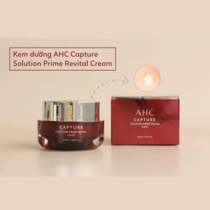 Kem Dưỡng Ahc Capture Solution Prime 50ml giúp da mịn màng, tăng độ đàn hồi cho làn da, làm mờ các vết thâm nám