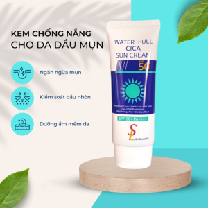 Kem Chống Nắng Smile Leader 60ml Water-full Cica Sun Cream Spf50+ Ngừa Mụn