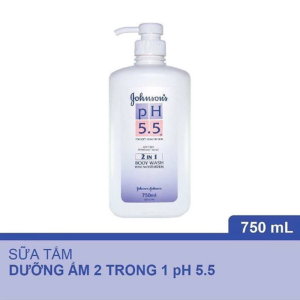 Sữa Tắm Johnson's Ph5.5 750ml, cấp ẩm cho da, bảo vệ làn da mỗi ngày