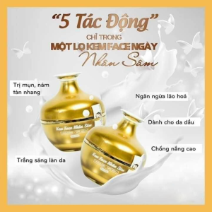 Kem Face Nhân Sâm N-collagen 25g Kèm Tẩy Tế Bào, Giúp da trắng sáng, giảm nám, tàn nhan