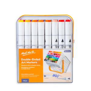 Bút Lông Vẽ 2 Đầu Mont Marte Double-ended Art Markets In Case