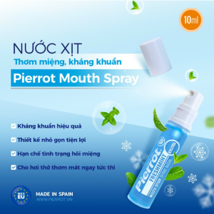 Nước Xịt Thơm Miệng, Diệt Khuẩn Pierrot