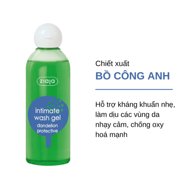 Dung Dịch Vệ Sinh Ziaja Intima Gel 200ml, Dưỡng Ẩm, Khử Mùi Hiệu Quả