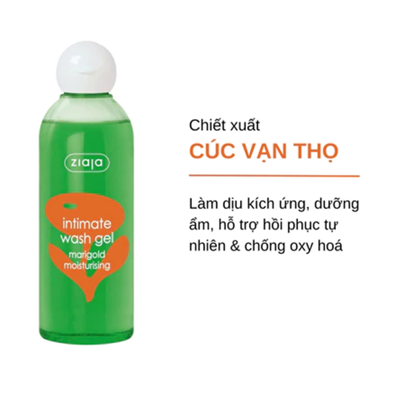 Dung Dịch Vệ Sinh Ziaja Intima Gel 200ml, Dưỡng Ẩm, Khử Mùi Hiệu Quả