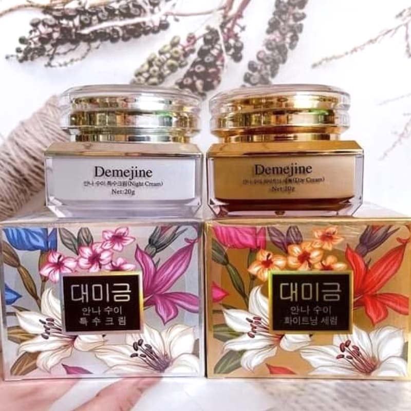 Kem Dưỡng Demejine Ngày và Đêm 20g, Nuôi dưỡng da, giúp cho da khoẻ đẹp