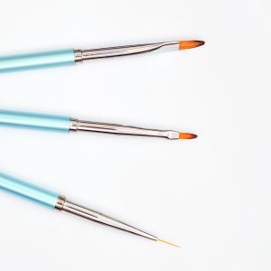 Bộ Cọ Nail 3 Cây Dingxi Cọ Cúc, Đắp Gel, cọ Râu