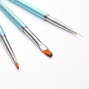 Bộ Cọ Nail 3 Cây Dingxi Cọ Cúc, Đắp Gel, cọ Râu