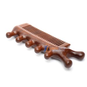 Lược Gỗ Đàn Hương Massage Đầu Giảm Stress Và Lưu Thông Máu