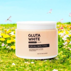 Kem Body Gluta White 170g, Giữ ẩm, tăng cường độ đàn hồi, giảm thiểu nếp nhăn, mang lại làn da trẻ trung