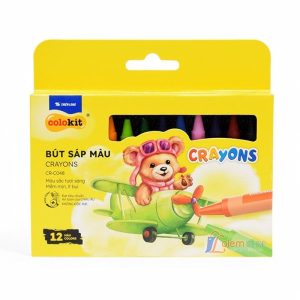 Bút Sáp Màu Thiên Long Cr-c048 12 Màu