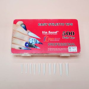 Móng Tip Nhọn Via Secret Hộp 500pcs