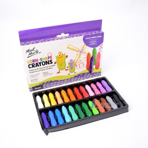 Sáp Màu Lụa Dầu Silky Crayon 24 Màu, bền chắc, không bám da tay