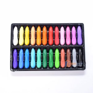 Sáp Màu Lụa Dầu Silky Crayon 24 Màu, bền chắc, không bám da tay