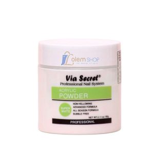 Bột Đắp Móng Via Secret Super White 60g