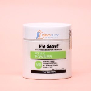 Bột Đắp Móng Via Secret Super White 60g