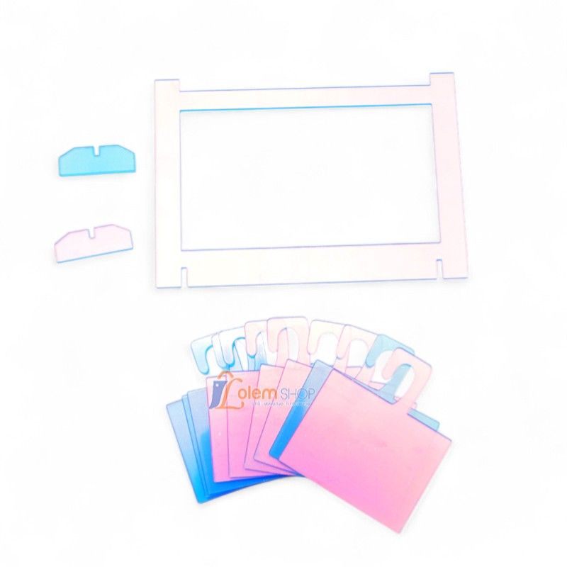 Khung + Móc Treo Móng Tay Lorossi (bộ), Khung Treo Mẫu Nail Mica, Trưng Bày Thẩm Mỹ, Chuyên Nghiệp Cho Tiệm Nail