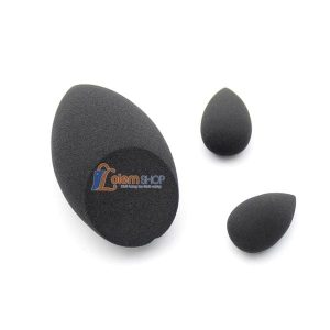 Bông Phấn Kun Set 3 Cái Giọt Nước, mềm mại có thể được sử dụng dạng khô và nước