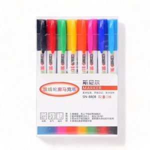 Bút Dạ Quang 6 Màu Sne 8808 8 Cây