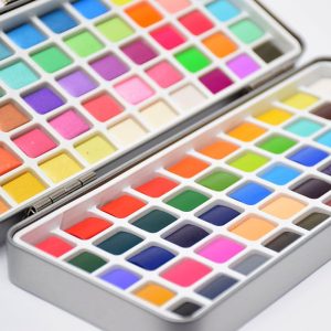 Set Màu Nước 100 Màu Solid Water Colour
