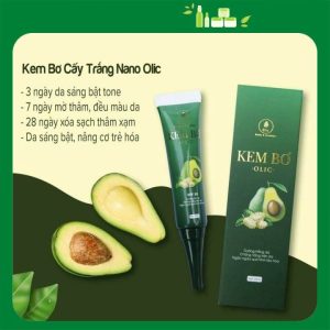 Kem Bơ Olic 20ml, Giúp làm mờ các vết nhăn, vết chân chim, nâng cơ da hiệu quả