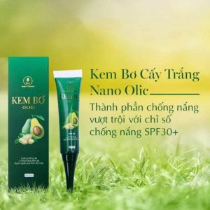 Kem Bơ Olic 20ml, Giúp làm mờ các vết nhăn, vết chân chim, nâng cơ da hiệu quả