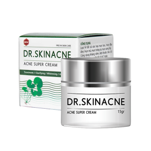 Kem Trị Mụn Rau Má Dr.Skinacne 15g Sạch mụn, Xóa thâm, Trắng da