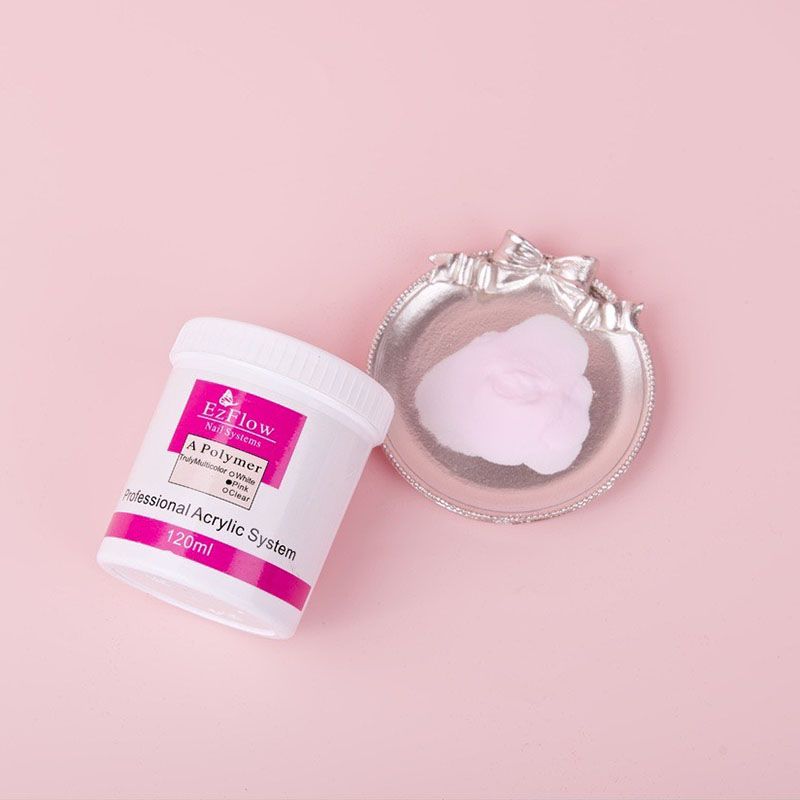 Bột Đắp Móng Ezflow 120ml, siêu mịn, siêu dẻo, không vón cục