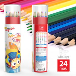 Bút chì màu giỏi dạng lon Thiên Long Colokit 12/ 24/ 36 màu - CPC-C020/ CPC-C021/ CPC-C022