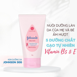 Kem Dưỡng Da Johnson's Baby 50g Tuýp Hồng