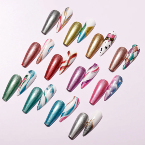 Bộ Cọ Nét Gel Nhũ Vendeeni 10ml 12 Màu