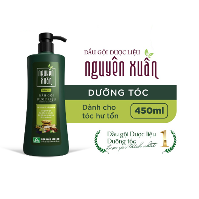 Dầu Gội Nguyên Xuân 450ml, 600ml, Cho tóc sạch gàu, bồng bềnh
