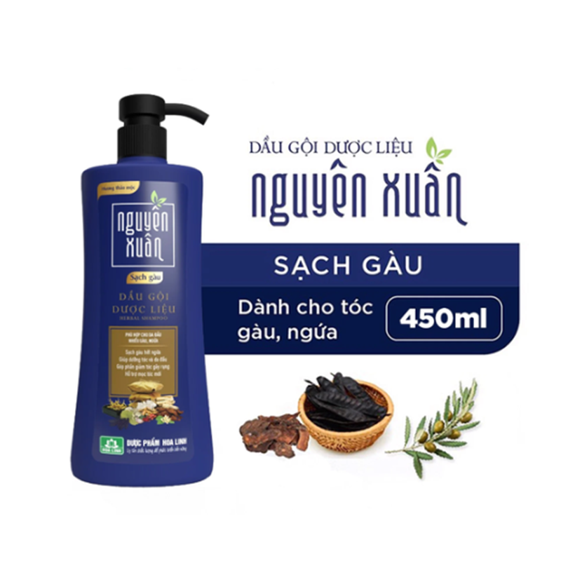 Dầu Gội Nguyên Xuân 450ml, 600ml, Cho tóc sạch gàu, bồng bềnh