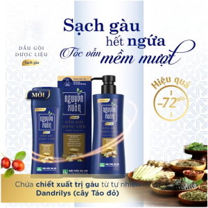 Dầu Gội Nguyên Xuân 450ml, 600ml, Cho tóc sạch gàu, bồng bềnh