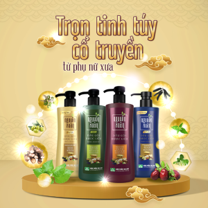 Dầu Gội Nguyên Xuân 450ml, 600ml, Cho tóc sạch gàu, bồng bềnh