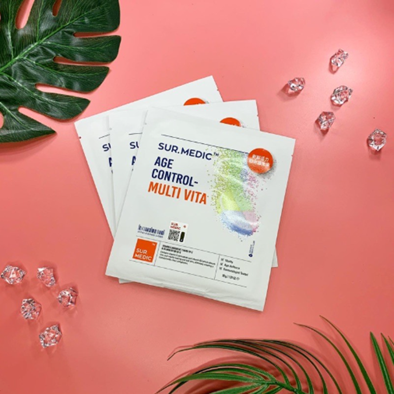 Mặt Nạ Sur.medic 30g Age Control Multi Vita, Hỗ trợ Tái Tạo, Ngừa Lão Hóa