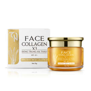 Kem Face X3 Đông Trùng Hạ Thảo 15g, Hỗ trợ dưỡng trắng da cấp ẩm da mịn màng