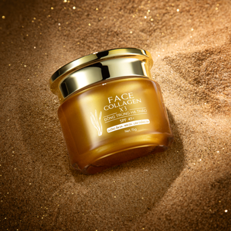Kem Face X3 Đông Trùng Hạ Thảo 15g, Hỗ trợ dưỡng trắng da cấp ẩm da mịn màng