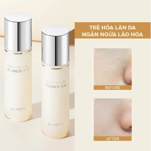 Nước Hoa Hồng Dr.pepti+ Centella 180ml Toner Ex (Mẫu Mới)