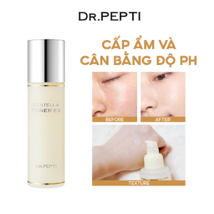 Nước Hoa Hồng Dr.pepti+ Centella 180ml Toner Ex (Mẫu Mới)