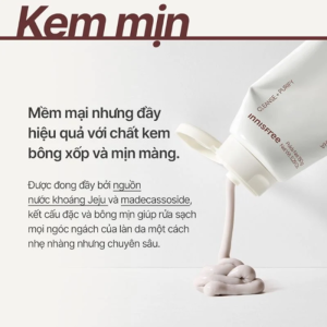 Sữa Rữa Mặt Innisfree 150ml Volcanic Bha Pore Cleansing Foam Mẫu Mới