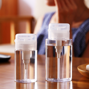 Chai Lọ Chiết Nước Tẩy Trang, Toner Có Nút Nhấn 200ml - Chai Chiết Mỹ Phẩm, Dung Dịch