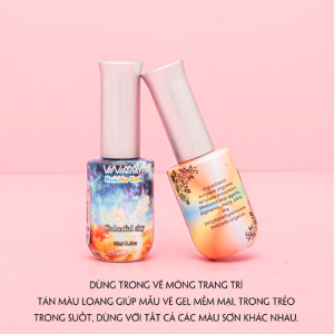 [Chính Hãng] Top Loang Vinimay 15ml, gel tạo loang chuyên dụng trong làm móng