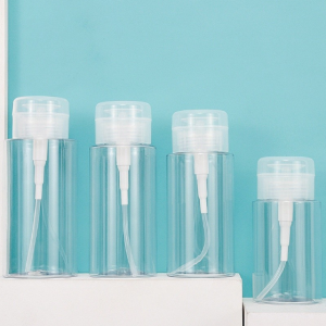 Chai Lọ Chiết Nước Tẩy Trang, Toner Có Nút Nhấn 200ml - Chai Chiết Mỹ Phẩm, Dung Dịch