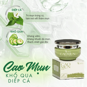 Cao Mụn Khổ Qua Diếp Cá Sica 15g, giảm mụn, thâm, mờ sẹo mụn