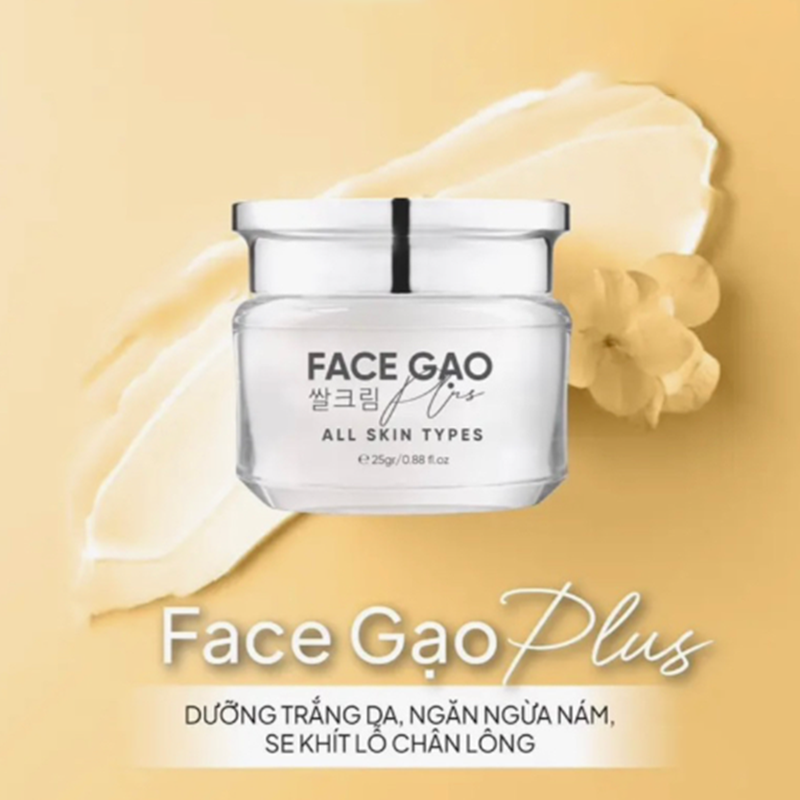 Kem Face Gạo Thonbeau 25g, giúp da trắng hồng, mịn màng và căng bóng